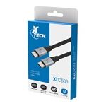 Xtech USB-C 2.0 male to male cable 3.66m braided XTC-533