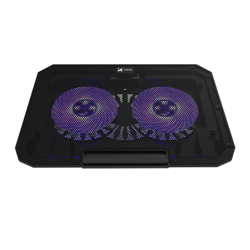 137 Xtech USB powered laptop cooling pad 15.6in Blue led XTA-156 - Imagen 1