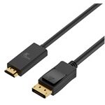 Xtech cable Dis Pt m to HDMI m 3m black XTC-359