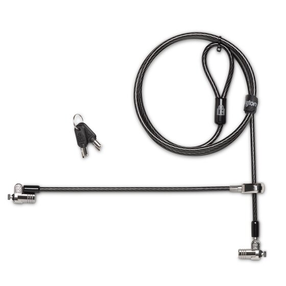236 Kensington Cable MicroSaver 2.0 Twin Notebook Lock (2.4mts) - Imagen 1