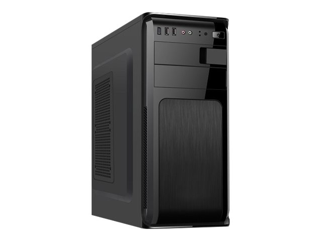 253 Xtech Gabinete ATX con fuente de 600 Watts negro - Imagen 1