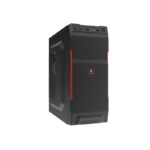 Xtech XTQ-214 Mid tower ATX 600 Watt black and red- USB/Audi