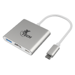 Xtech adaptador USB C a HDMI USB a 3.1 y USB type C carga