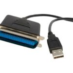 StarTech.com 6 ft. 1.8 m USB to Parallel Port Adapter IEEE-1284 Male/Male - USB to Centronics Cable