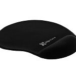 Klip Xtreme Mouse Pad Ergonomico Negro con Gel
