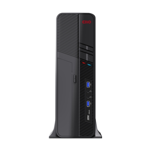 260 Gabinete Clio Slim S-605, Micro-ATX, Mini-ITX, con fuente 500W, 2 USB - Imagen 1