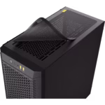 Gabinete ATX semitorre con vidrio templado 480T Airflow, negro - Imagen 4
