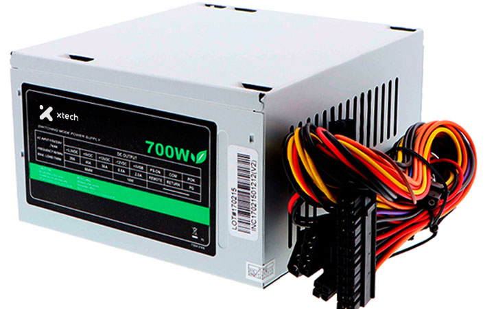 294 Xtech Fuente de Poder ATX 700W 20+4 Pin 1x SATA - Imagen 1