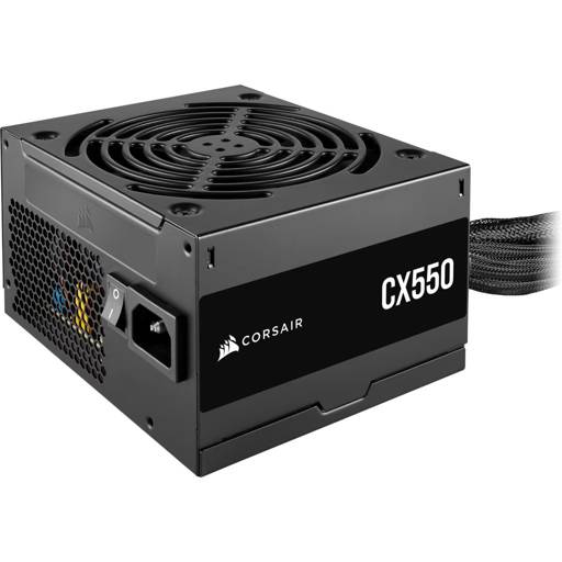 297 Fuente de Poder Corsair CX550, 550W, Certificación 80 PLUS Bronze, PFC Activo - Imagen 1